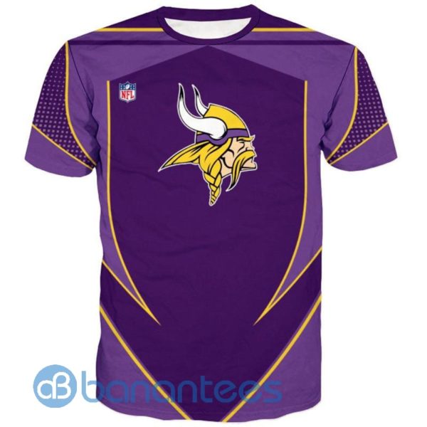 Personalized NFL Minnesota Vikings All Over Print 3D T Shirt