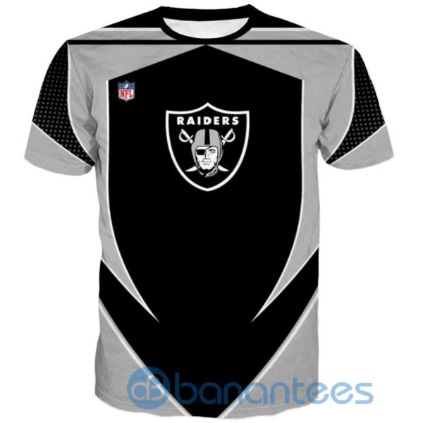 NFL Football Oakland Raiders 3D Short Sleeve T Shirt Product Photo