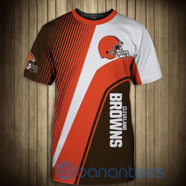 NFL T shirt 3D Custom Cleveland Browns Full Printed 3D T Shirt Product Photo