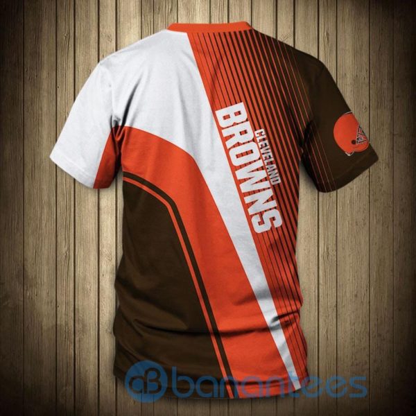 NFL T shirt 3D Custom Cleveland Browns Full Printed 3D T Shirt Product Photo