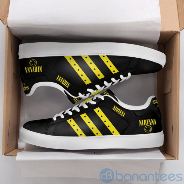 Nirana Rock Band Black Low Top Skate Shoes Product Photo