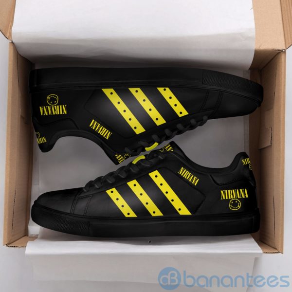 Nirana Rock Band Black Low Top Skate Shoes Product Photo