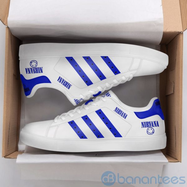 Nirana Rock Band White Low Top Skate Shoes Product Photo