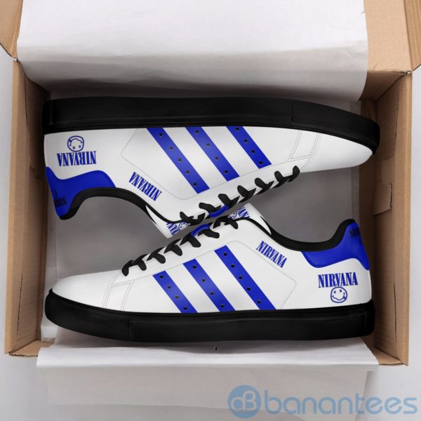Nirana Rock Band White Low Top Skate Shoes Product Photo