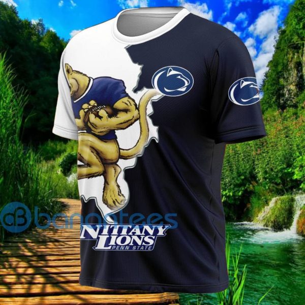 Nittany Lions Penn State Mascot All Over Printed 3D T Shirt Product Photo