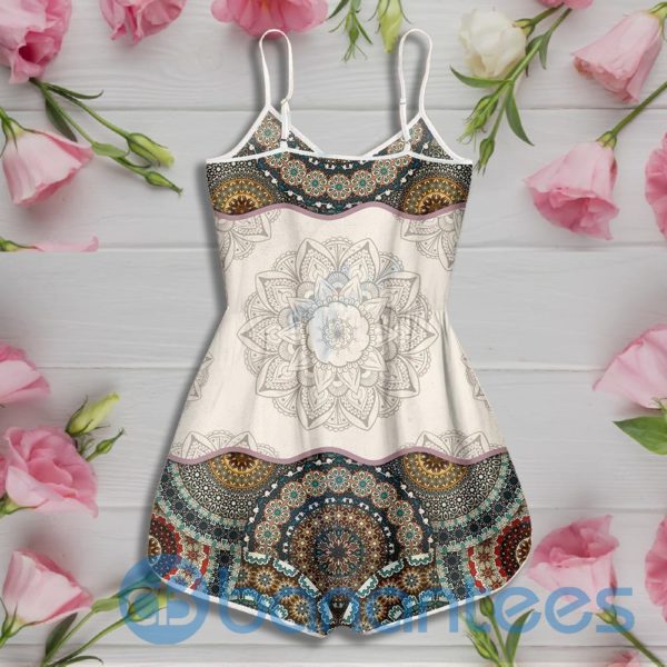 Nurse Heart Mandala Pattern Rompers For Women Product Photo