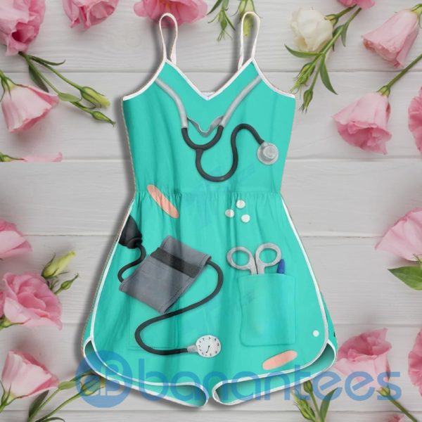 Nurse Uniform Outfit Rompers For Women Product Photo