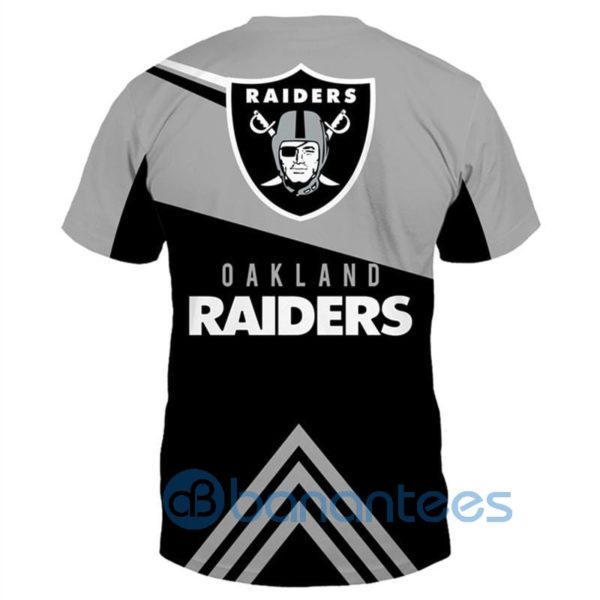 Oakland Raiders T Shirts Funny Short Sleeve Full Printed 3D T Shirt Product Photo