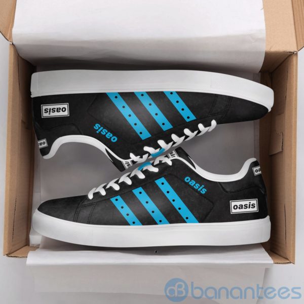 Oasis Black Low Top Skate Shoes Product Photo