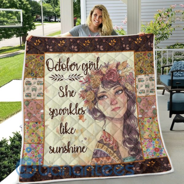 October Girl Special Design Quilt Blanket Product Photo