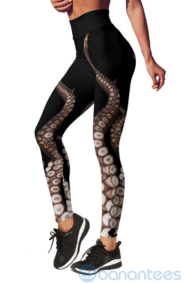 Octopus Yoga Hollow Tank And Legging Outfit Product Photo