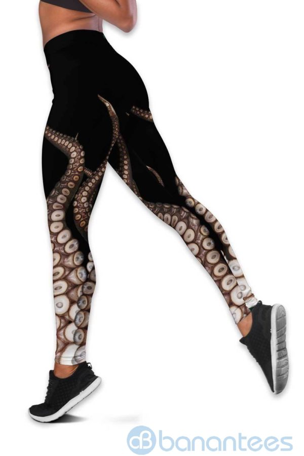 Octopus Yoga Hollow Tank And Legging Outfit Product Photo