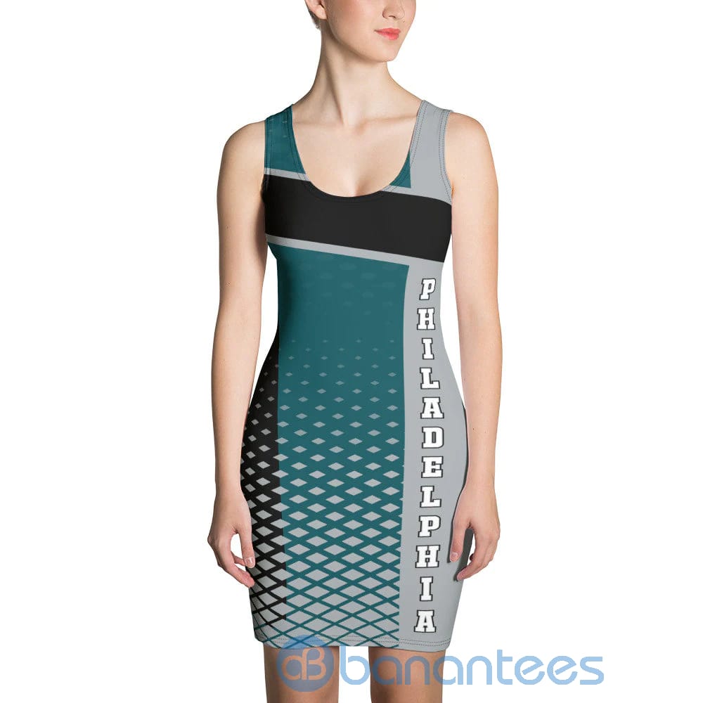 philadelphia-black-grey-racerback-dress-for-women-2-gp4HY.jpg Philadelphia Black Grey Racerback Dress For Women Product Photo