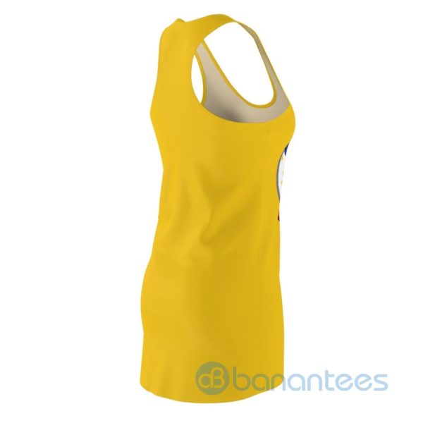 Philippine American Flag Heart CFutural Pride Yellow Racerback Dress For Women Product Photo