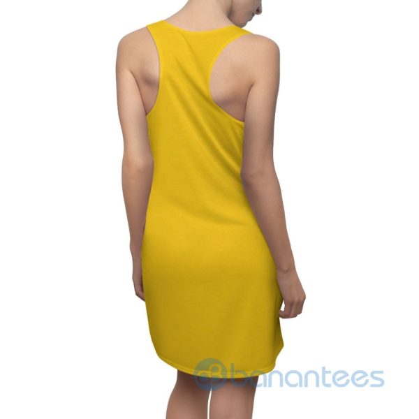 Philippine American Flag Heart CFutural Pride Yellow Racerback Dress For Women Product Photo