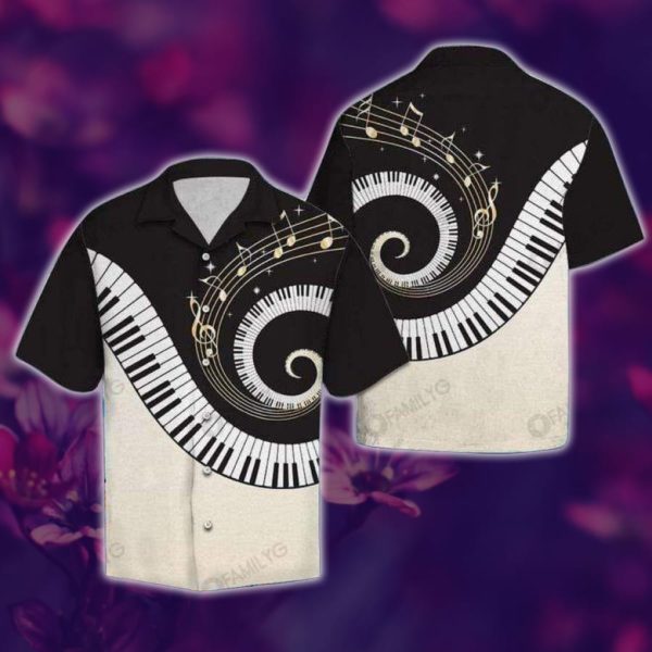 Piano Shirt Life Is Better With A Piano Music Hawaiian Shirt Summer Hawaiian Product Photo