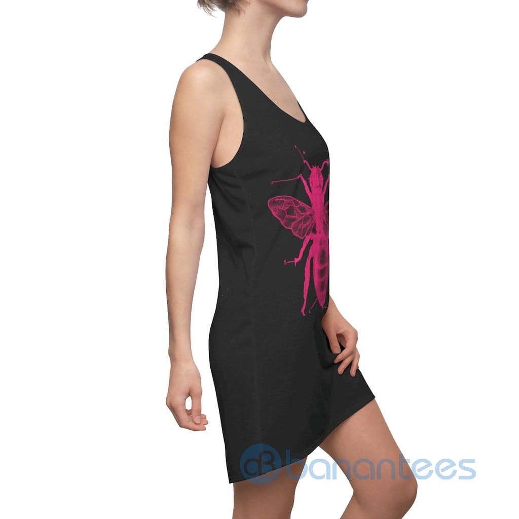 pink-bee-art-design-racerback-dress-for-women-1-tMaUq.jpg Pink Bee Art Design Racerback Dress For Women Product Photo