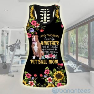 Pitbull Flowers Tank Top Legging Set Outfit Product Photo