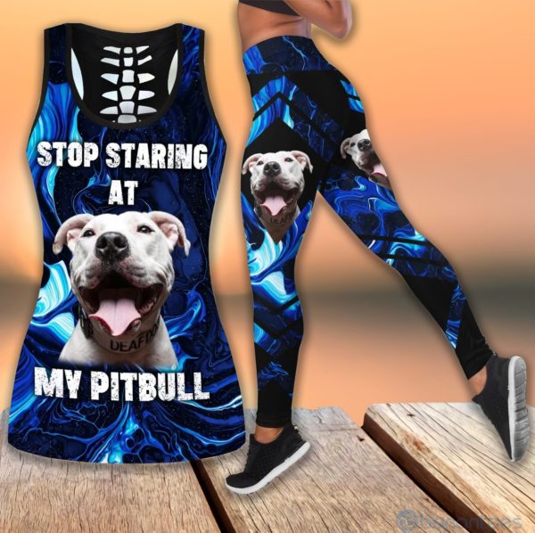 Pitbull Tank Top Legging Set Outfit Product Photo