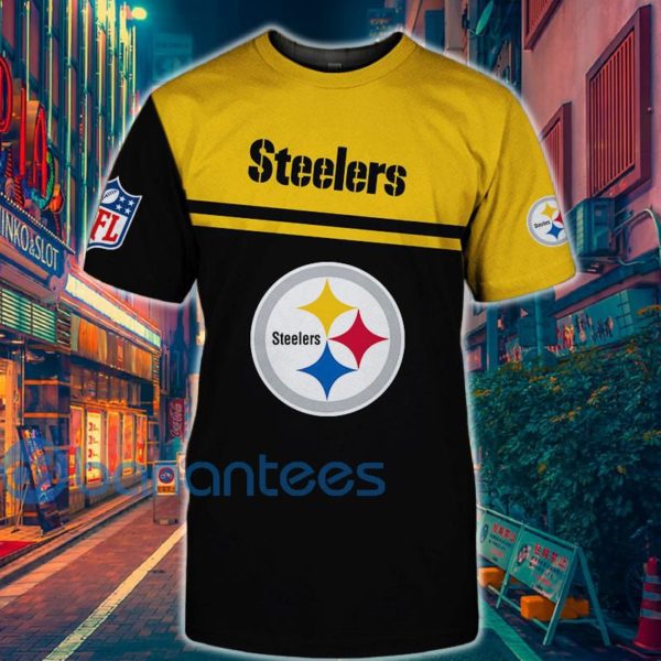 Pittsburgh Steelers Tee Shirt Skull 3d 3D T Shirt Short Sleeves Product Photo