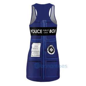 Police Call Police Box Full Printed Racerback Dress For Women Product Photo