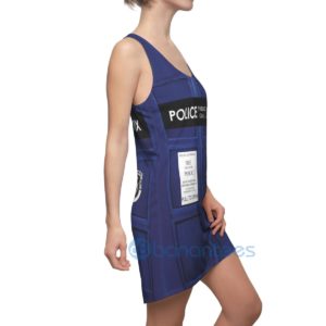 Police Call Police Box Full Printed Racerback Dress For Women Product Photo