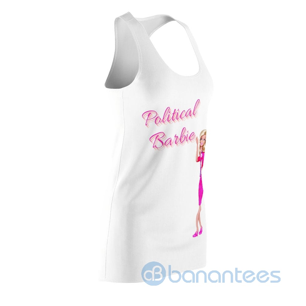 political-barbie-pink-barbie-girl-white-racerback-dress-for-women-3-xyC4Z.jpg Political Barbie Pink Barbie Girl White Racerback Dress For Women Product Photo