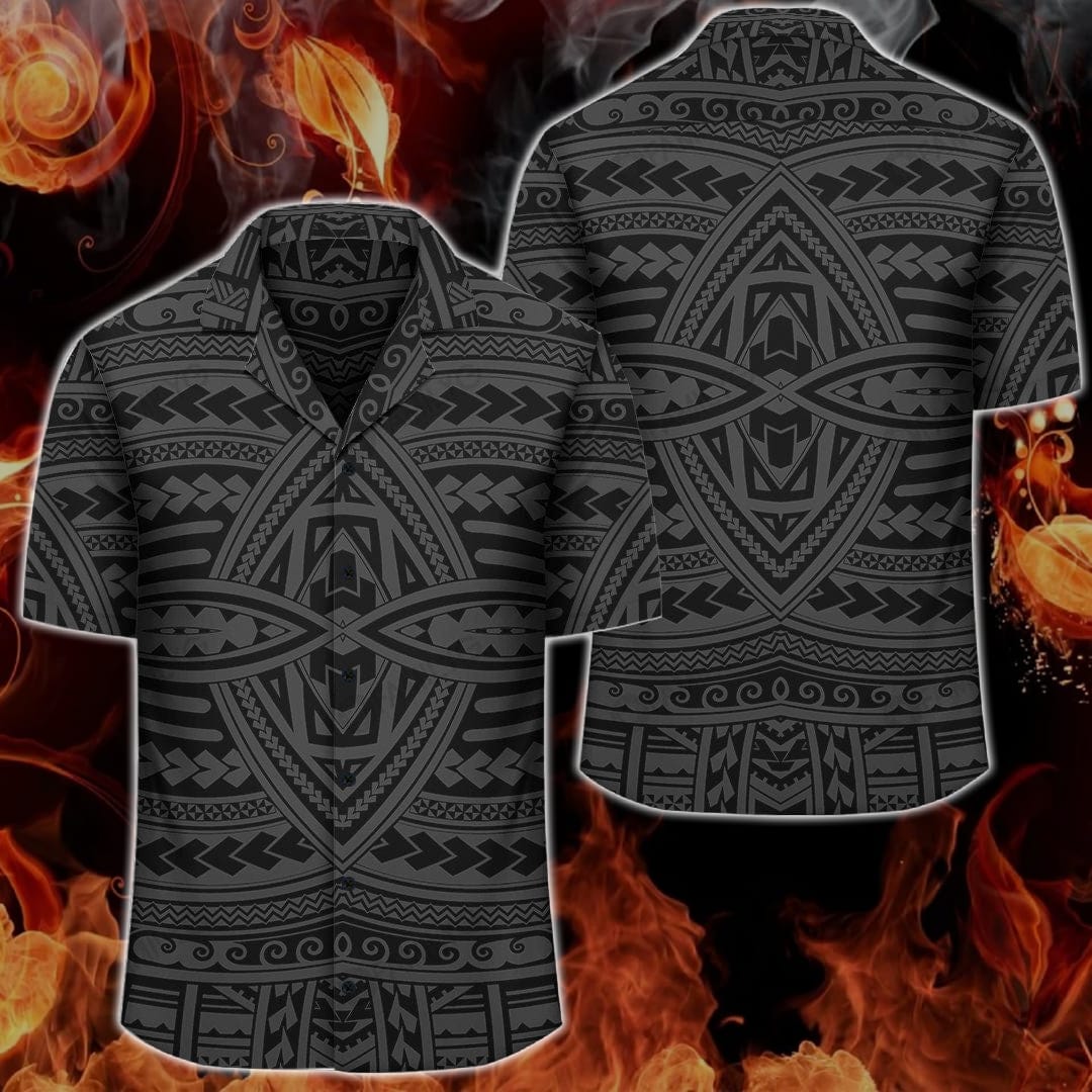 polynesian-design-seamless-gray-hawaii-shirt-summer-hawaiian-1-HJXCW.jpg Polynesian Design Seamless Gray Hawaii Shirt Summer Hawaiian Product Photo
