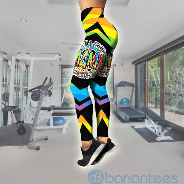 Premium Hippe Just A Good Mama Tank Top Legging Set Outfit Product Photo