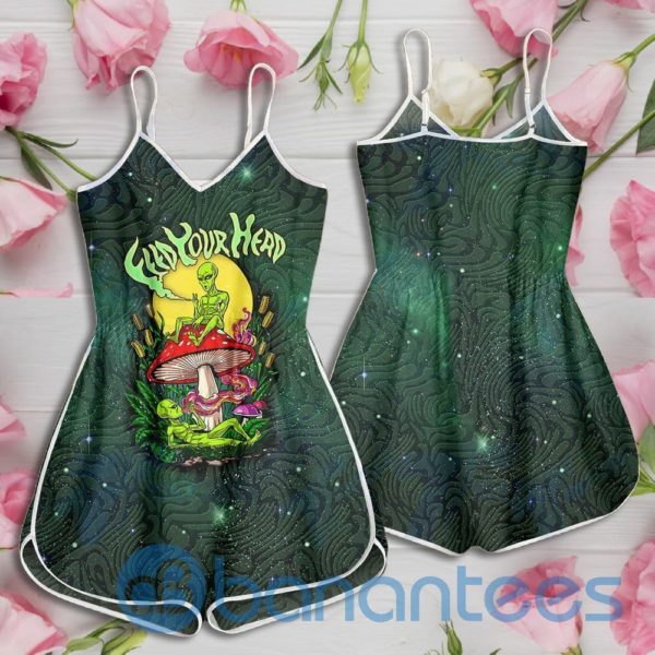 Psychedelic Alien Feed Your Head Rompers For Women Product Photo
