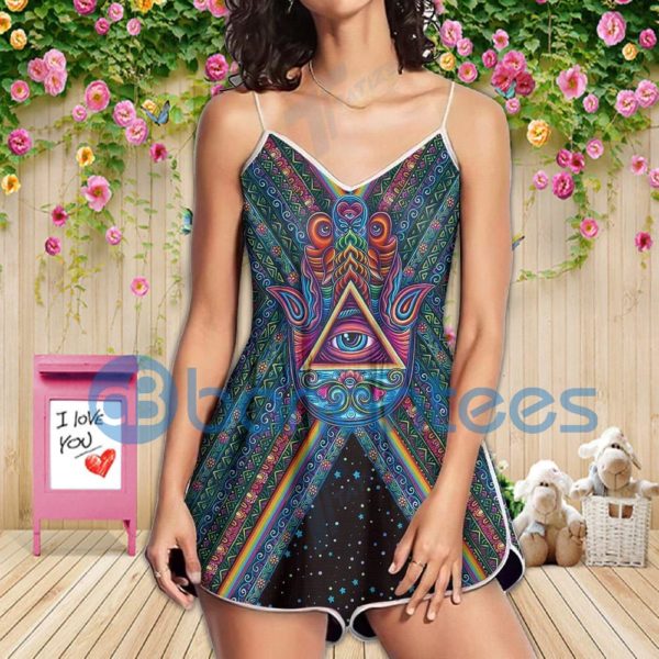 Psychedelic Hamsa Rompers For Women Product Photo