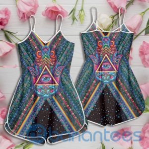 Psychedelic Hamsa Rompers For Women Product Photo
