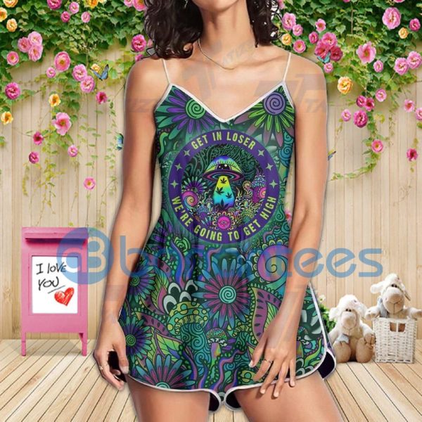 Psychedelic Mushroom Get In Loser We're Going To Get High Rompers For Women Product Photo