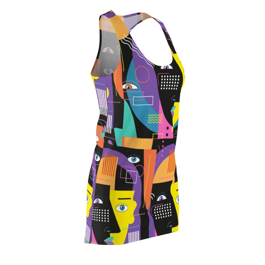 psychedelic-trippy-art-racerback-dress-for-women-3-BliRl.jpg Psychedelic Trippy Art Racerback Dress For Women Product Photo