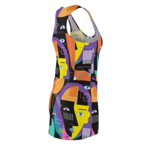 psychedelic trippy art racerback dress for women 4 a4Cww 300x300 image Psychedelic Trippy Art Racerback Dress For Women Product Photo