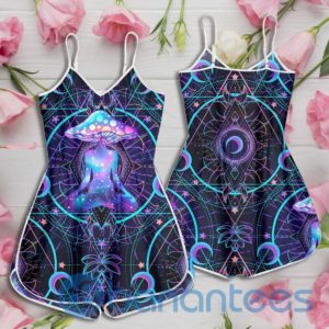 Psychedelic Yoga Magic Mushroom Rompers For Women Product Photo