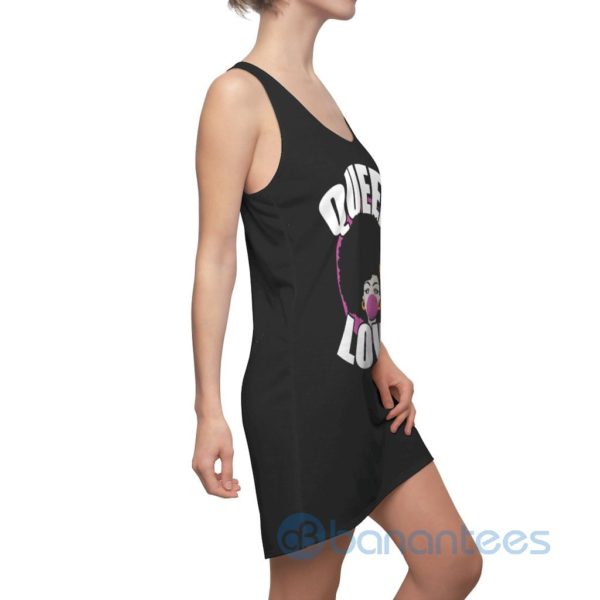 Queen Love Afri Girl Black Sporty Party Dress Racerback Dress Product Photo