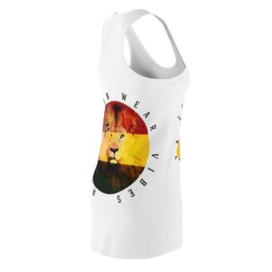 rasta lion vibes white racerback dress for women 5 GEnwt 300x300 image Rasta Lion Vibes White Racerback Dress FOr Women Product Photo