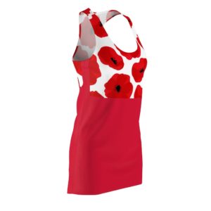 red flowers pattern red racerback dress 3 R4NJX 300x300 image Red Flowers Pattern Red Racerback Dress Product Photo