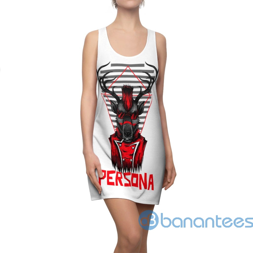 red-persona-boar-white-racerback-dress-for-women-1-Ai3Kz.jpg Red Persona Boar White Racerback Dress For Women Product Photo