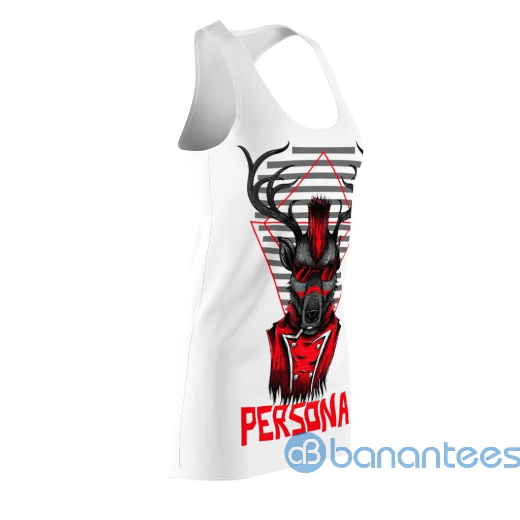 red-persona-boar-white-racerback-dress-for-women-4-qOqt2.jpg Red Persona Boar White Racerback Dress For Women Product Photo