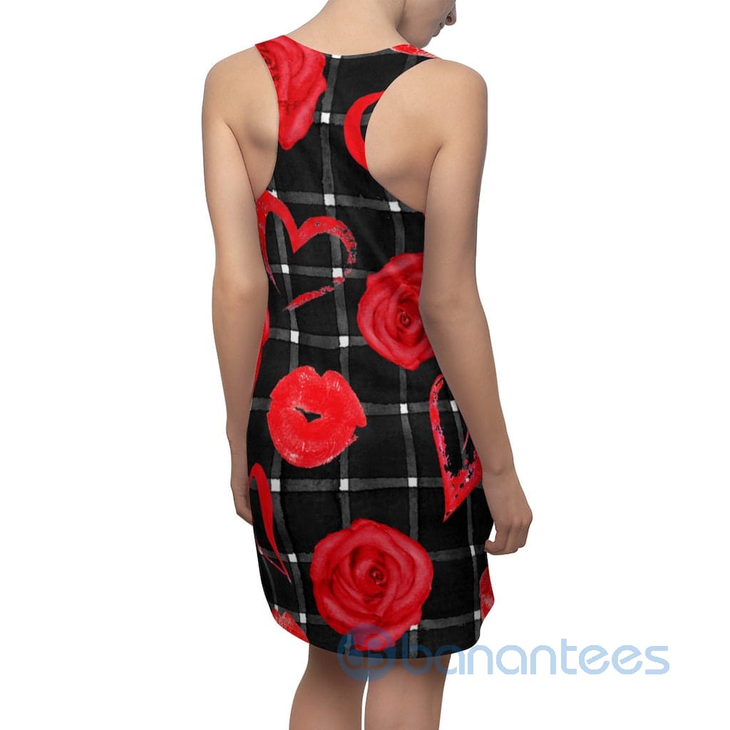 red-rose-red-lip-red-heart-racerback-dress-for-women-7-8jval.jpg Red Rose Red Lip Red Heart Racerback Dress For Women Product Photo