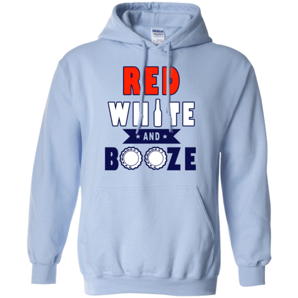 Red White And Booze T Shirt Hoodie Long Sleeve Product Photo