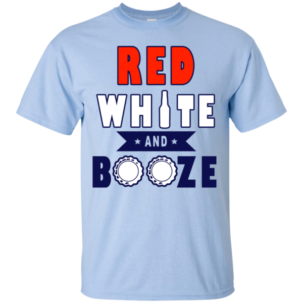 Red White And Booze T Shirt Hoodie Long Sleeve Product Photo