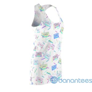 retro cassette cute pattern white racerback dress for women 3 dHsyM 300x300 image Retro Cassette Cute Pattern White Racerback Dress For Women Product Photo