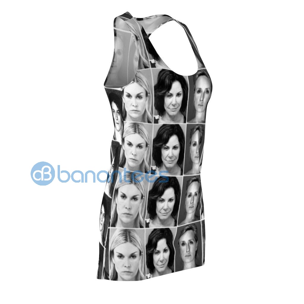 rhony-mughshot-all-over-printed-racerback-dress-for-women-4-u2Zgr.jpg Rhony Mughshot All Over Printed Racerback Dress For Women Product Photo