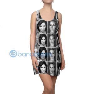 rhony mughshot all over printed racerback dress for women 6 A0oPb 300x300 image Rhony Mughshot All Over Printed Racerback Dress For Women Product Photo