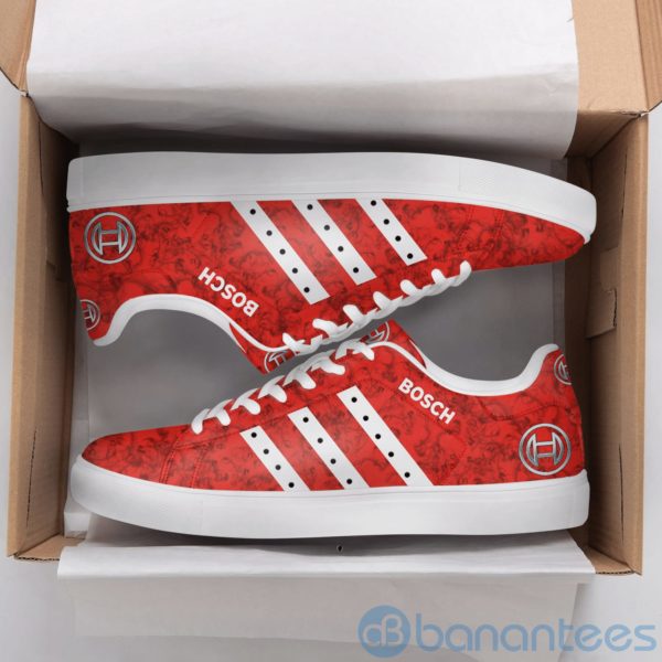 Robert Bosch Red Low Top Skate Shoes Product Photo