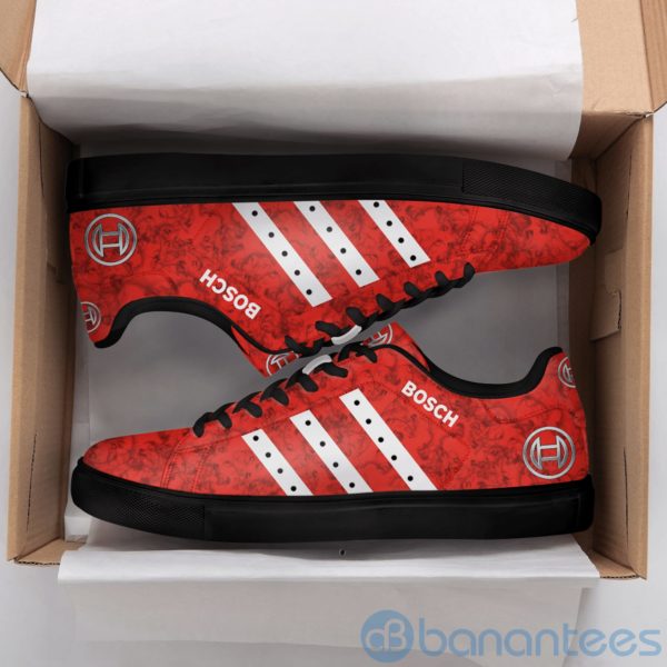 Robert Bosch Red Low Top Skate Shoes Product Photo