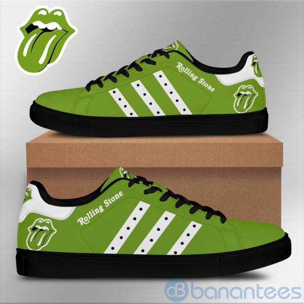 Rolling Stones Green Low Top Skate Shoes Product Photo